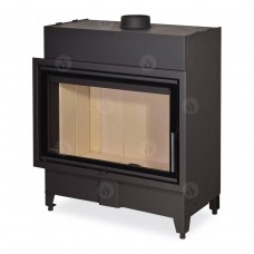 Plieninis židinio ugniakuras Romotop KV HEAT H2X 01